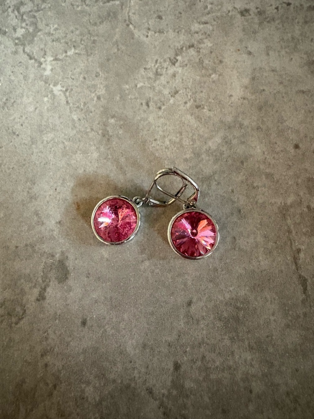 Touchstone Crystal Pink Lulu Earrings - Women's Jewelry